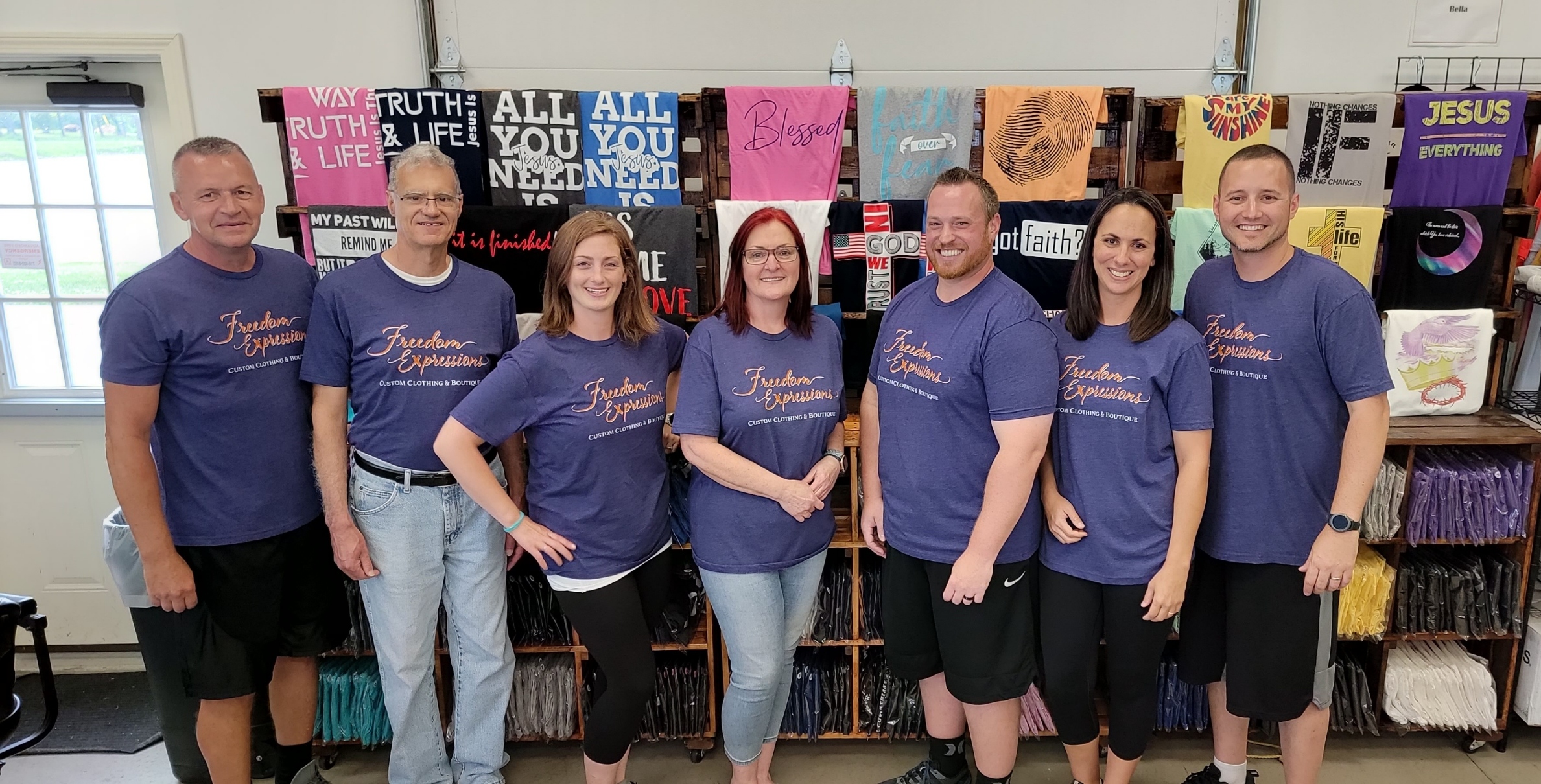 Printing TShirts Near Me | Custom Apparel | Freedom Expressions